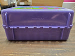 Vtg 1992 Lyons Barney & Baby Bop Dinosaurs Purple Plastic Lunch Box & Thermos