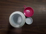 Vtg 1992 Lyons Barney & Baby Bop Dinosaurs Purple Plastic Lunch Box & Thermos