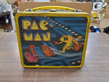 Vintage 1980 Aladdin Industries Bally Midway Pac Man Video Game Metal Lunch Box