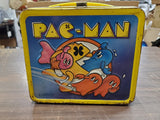 Vintage 1980 Aladdin Industries Bally Midway Pac Man Video Game Metal Lunch Box