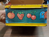 Vintage 1980 Aladdin Industries Bally Midway Pac Man Video Game Metal Lunch Box