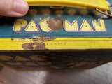 Vintage 1980 Aladdin Industries Bally Midway Pac Man Video Game Metal Lunch Box