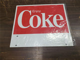 Vtg Metal Hanging Tin Sign Coca-Cola Sign Advertisement Memorabilia Collectibles