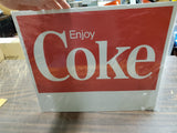 Vtg Metal Hanging Tin Sign Coca-Cola Sign Advertisement Memorabilia Collectibles