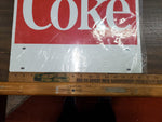 Vtg Metal Hanging Tin Sign Coca-Cola Sign Advertisement Memorabilia Collectibles
