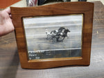 Vtg Clearfield Horse Racing Kodak Photo Herbert Win Place Show In Heirloom Frame