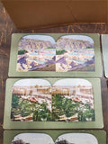 Vtg Stereoview Cards Printed Halftone Impression Japan Zocalo Niagra Minnehaha
