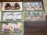 Vtg Stereoview Cards Printed Halftone Impression Africa California Manila Jamaic