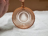 Vtg Anchor Hocking Queen Mary Depression Glass Fruit Dessert Bowl Pink Ribbed