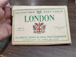 Vtg Valentine's 13 Postcards London Set 3 Choice Views Real Photos Design 5028