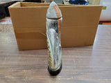 Vtg 1970 Rush To The Rockies Rocky Mountain Jim Beam Bottle Club EMPTY Decanter