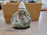 Vtg 1970 Rush To The Rockies Rocky Mountain Jim Beam Bottle Club EMPTY Decanter