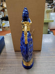 Vtg 1963 Jim Beam Blue & Gold Grapes 175 Months EMPTY Decanter Original Box