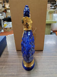 Vtg 1963 Jim Beam Blue & Gold Grapes 175 Months EMPTY Decanter Original Box