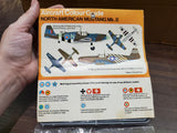 Vtg 1960-70 Frog North American Mustang MKII Airplane Model Kit 1:72 Collectible