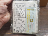 Vtg 1980 Blue Ribbon Series Clemenceau Carrier Plastic Model Kit Collectible
