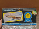 Vtg 1980 Blue Ribbon Series Clemenceau Carrier Plastic Model Kit Collectible