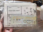 Vtg 1980 Blue Ribbon Series Foch Aircraft Carrier Plastic Model Kit Collectible