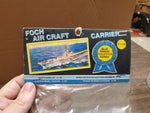 Vtg 1980 Blue Ribbon Series Foch Aircraft Carrier Plastic Model Kit Collectible