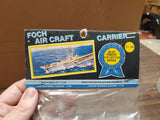 Vtg 1980 Blue Ribbon Series Foch Aircraft Carrier Plastic Model Kit Collectible