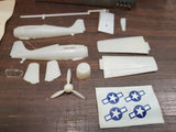Vtg 1960 Hawk 1/72 Scale Wildcat F4F Plastic Model Military Aircraft Kit #07