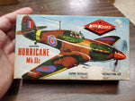 Vtg Keil Kraft 1960 Hawker Hurricane MK IIC Miniature Plastic Model Kit Complete