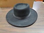 Men's Black Medium New York Hat CO 100% Wool Fedora Style Hat U.S.A. Collectible