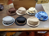 Children's Boys Small Assorted Fedoras/Styles Brown Tan Blue Stars Adorable