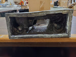 Vtg FDR President Roosevelt Man of the Hour Metal Clock Case Ship Collectible