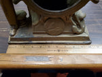 Vtg FDR President Roosevelt Man of the Hour Metal Clock Case Ship Collectible