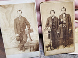 Vtg Photography Carte De Visite Cards Zeleny Hewitt Deltor Waddell & Thurlow