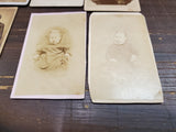 Vtg Photography Carte De Visite Cards Zeleny Hewitt Deltor Waddell & Thurlow