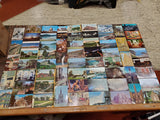 Vtg Assortment of 350+ Postcards Non Topo & Topo States Places Trains Animals Ho