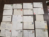 Vtg Assortment of 350+ Postcards Non Topo & Topo States Places Trains Animals Ho