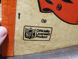 Vtg NFL Cincinnati Bengal Football Pennant Helmet Flag Official Licensed Product