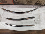 Harley Chrome Windshield Trim Plain XL FXD FXR FXSTS Sportster Dyna OEM 58309-95