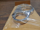 OEM Harley Davidson Chrome Gauge Mount Bracket Top NOS Touring Softail 67504-04