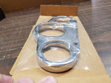 OEM Harley Davidson Chrome Gauge Mount Bracket Top NOS Touring Softail 67504-04