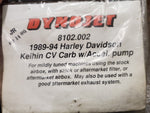 DYNOJET 89-94 Harley-Davidson Keihin Constant Velocity Carb W/Accel Pump 8102.00