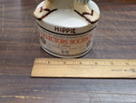 Vtg EMPTY 1968 Royal Enfield Flower Child & Hippie Porcelain Liquor Decanters