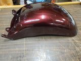 Burgundy Rear Motorcycle Fender American Ironhorse Judge Tejas Strutless 11"