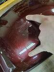 Burgundy Rear Motorcycle Fender American Ironhorse Judge Tejas Strutless 11"