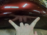 Burgundy Rear Motorcycle Fender American Ironhorse Judge Tejas Strutless 11"