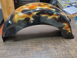 1995-1997 Custom Flame Rear Fender Harley FLH Tour Glide Classic Bagger Touring