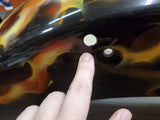 1995-1997 Custom Flame Rear Fender Harley FLH Tour Glide Classic Bagger Touring
