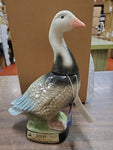 Vtg 1979 Jim Beam Empty Blue Snow Goose Liquor Bottle Decanter Collectible