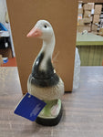 Vtg 1979 Jim Beam Empty Blue Snow Goose Liquor Bottle Decanter Collectible