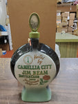 Vtg EMPTY 1975 Jim Beam 5th Convention Gold Miner Sacramento California Decanter