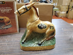 Vtg Empty Ezra Brooks Missouri Brown Harnessed Mule Decanter Heritage 1971