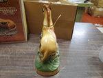 Vtg Empty Ezra Brooks Missouri Brown Harnessed Mule Decanter Heritage 1971